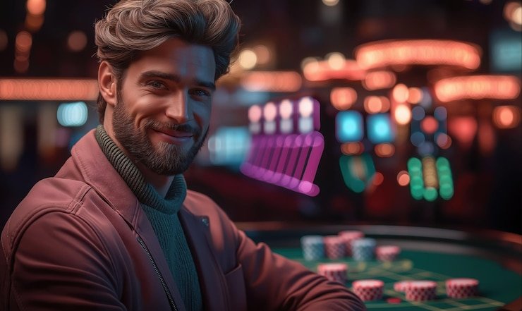 Meja Dragon Tiger dengan kartu yang ditampilkan jelas di studio banktogel